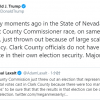 Trump tweets again condemning "ballot access": just now, a major victory in Nevada!