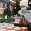 Christmas and New Year gifts on the shelves of Moscow malls