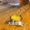 Dalian traffic police kneeling to shovel snow netizens: the Communist Party of China in the training of movie stars